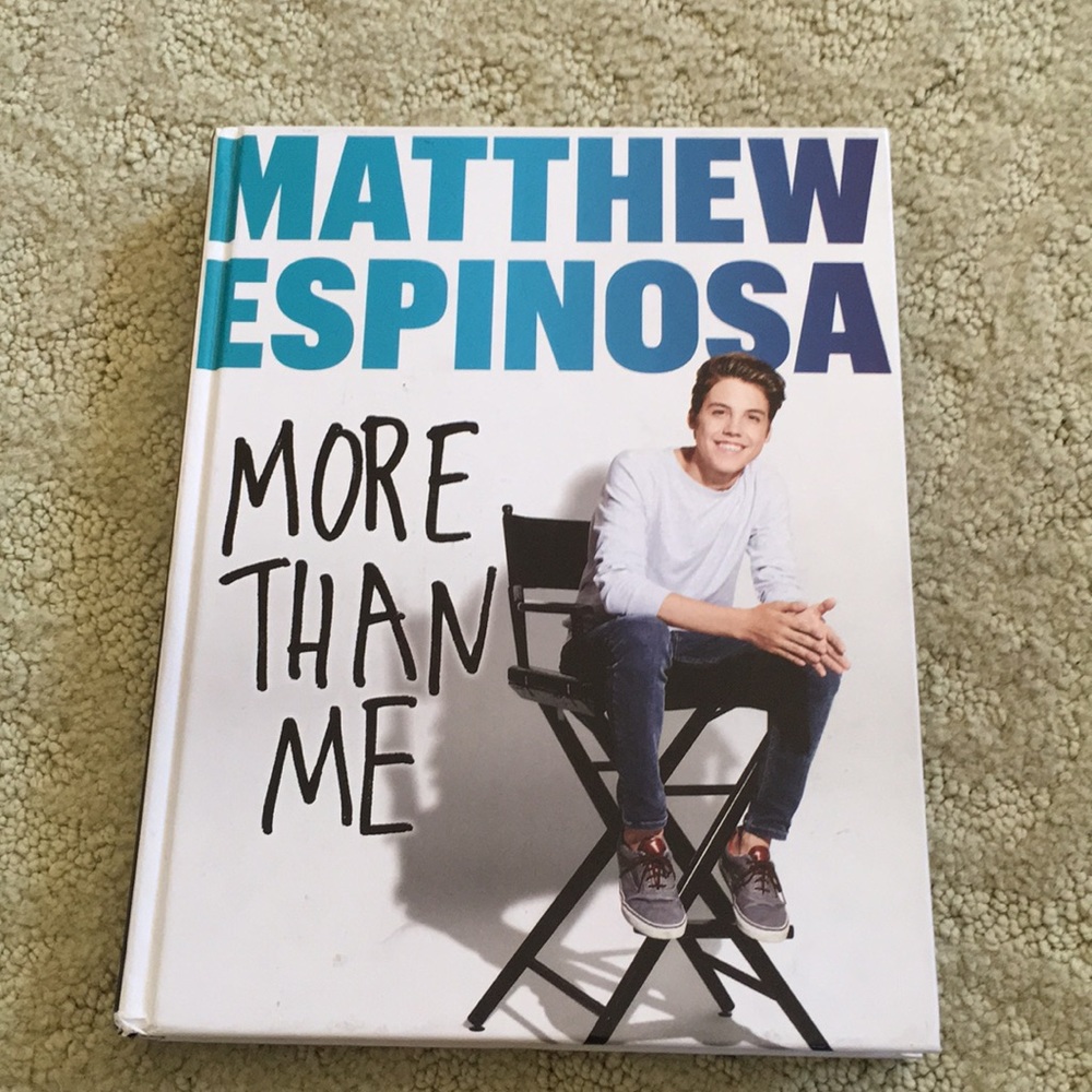 Matthew Espinosa More Than Me signed book